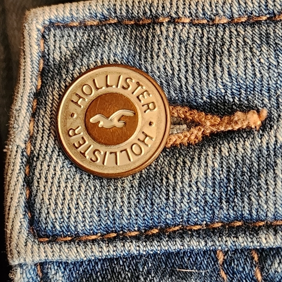 Hollister Light Wash High-rise Super Skinny Women's Blue Jeans Size 9L W29 L30 - Picture 14 of 14